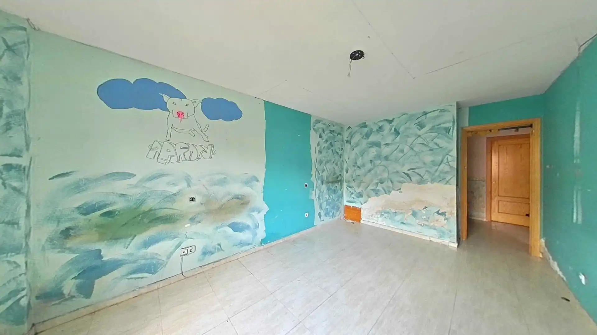 Schlafzimmer von Einfamilien-Reihenhaus zum Verkauf in Quer mit Terrasse