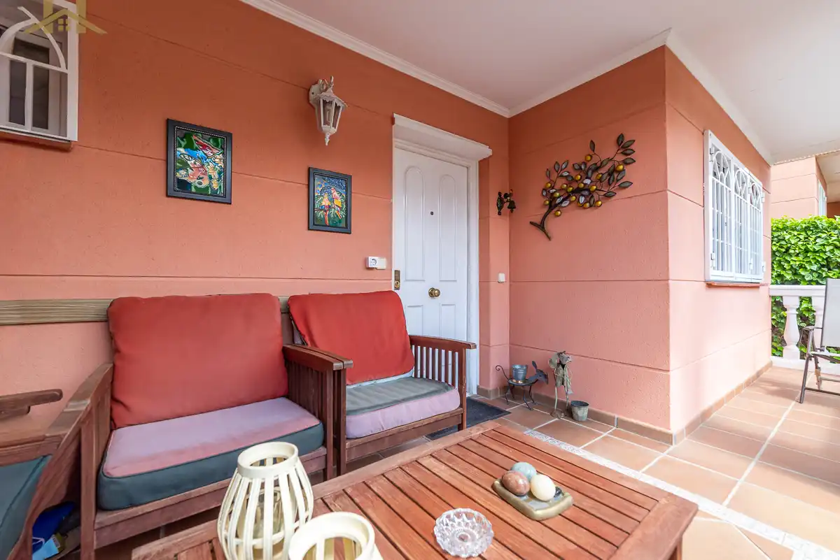 Terraza de Casa adosada en venta en Boadilla del Monte con Aire acondicionado, Calefacción y Jardín privado