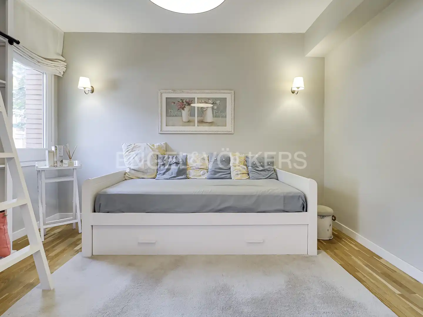 Dormitori de Casa adosada de lloguer en Sant Cugat del Vallès amb Aire condicionat, Calefacció i Jardí privat