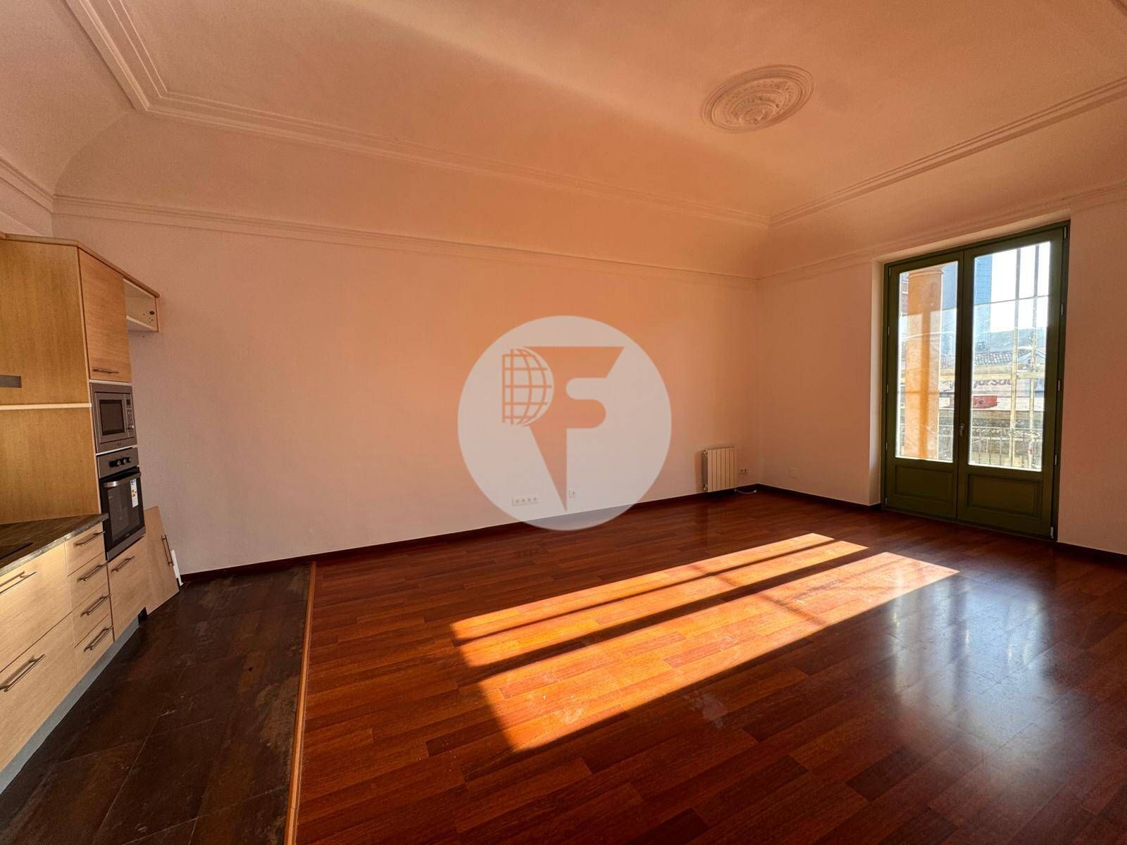 Sala d'estar de Pis de lloguer en Terrassa amb Calefacció i Balcó