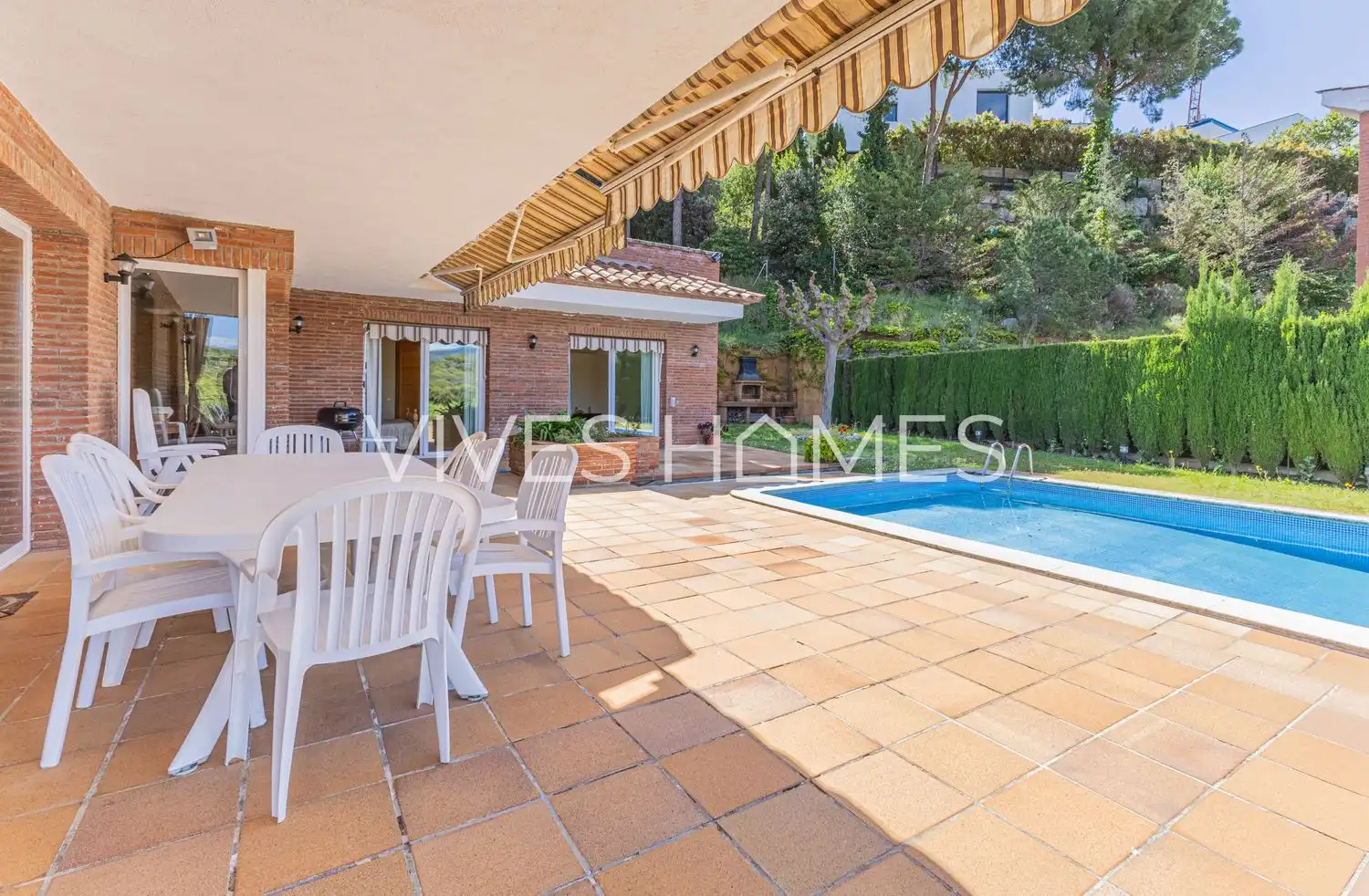 Exterior view of Houses for sale in Caldes d'Estrac  with Air Conditioner, Heating and Private garden