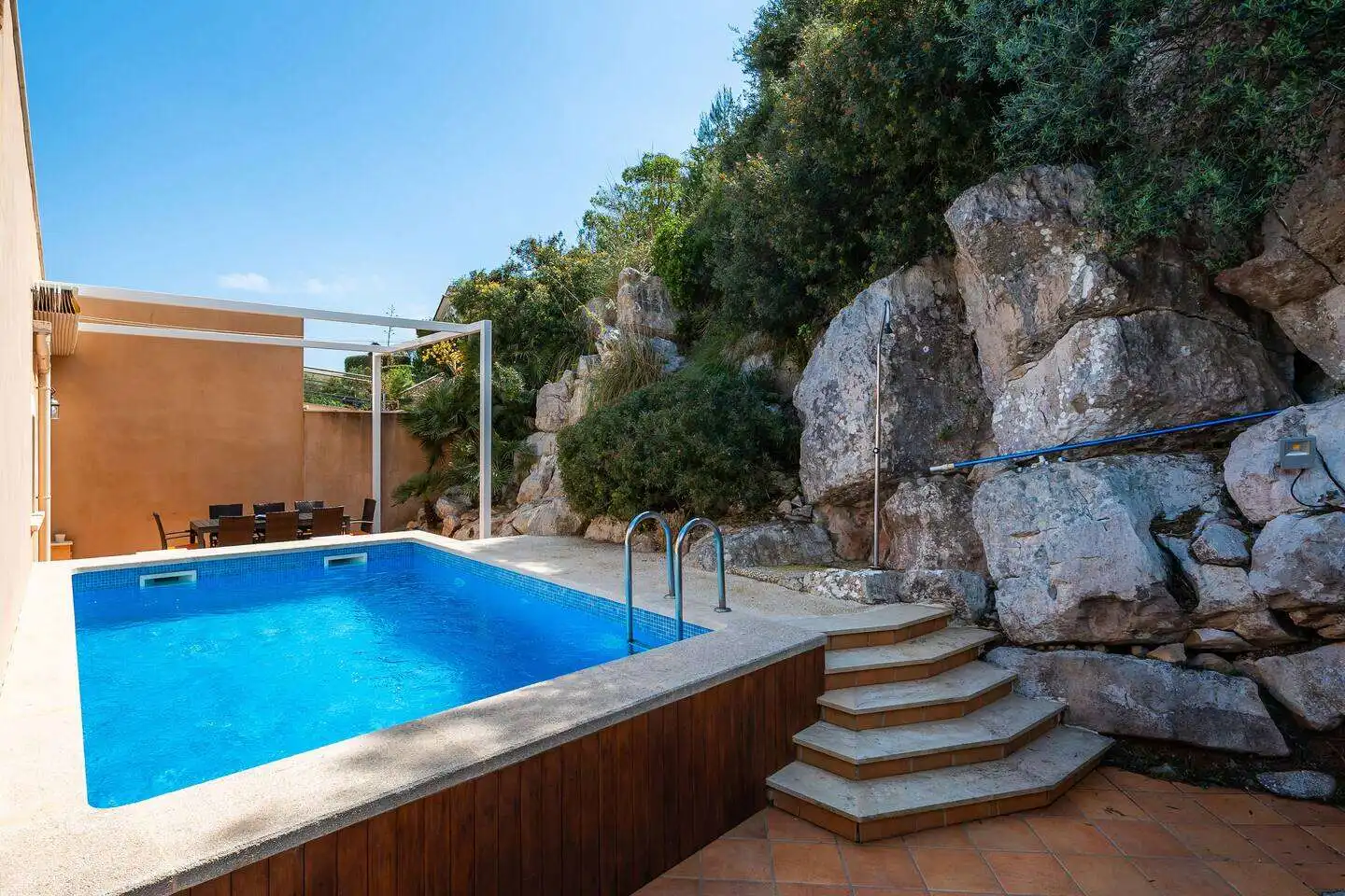 Piscina de Casa o chalet de alquiler en Capdepera con Aire acondicionado, Terraza y Amueblado