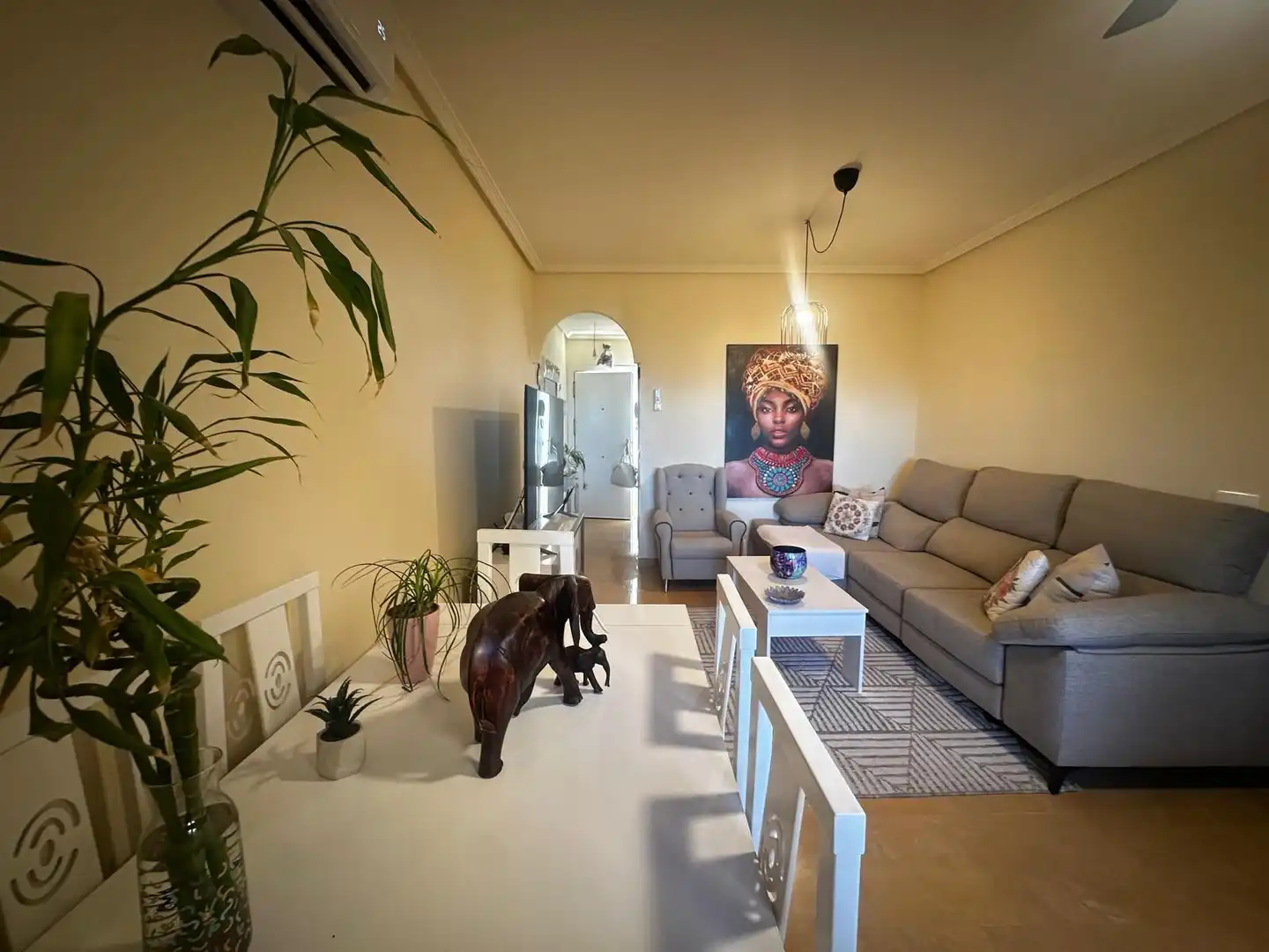 Wohnzimmer von Wohnung zum Verkauf in Pulpí mit Klimaanlage, Terrasse und Möbliert