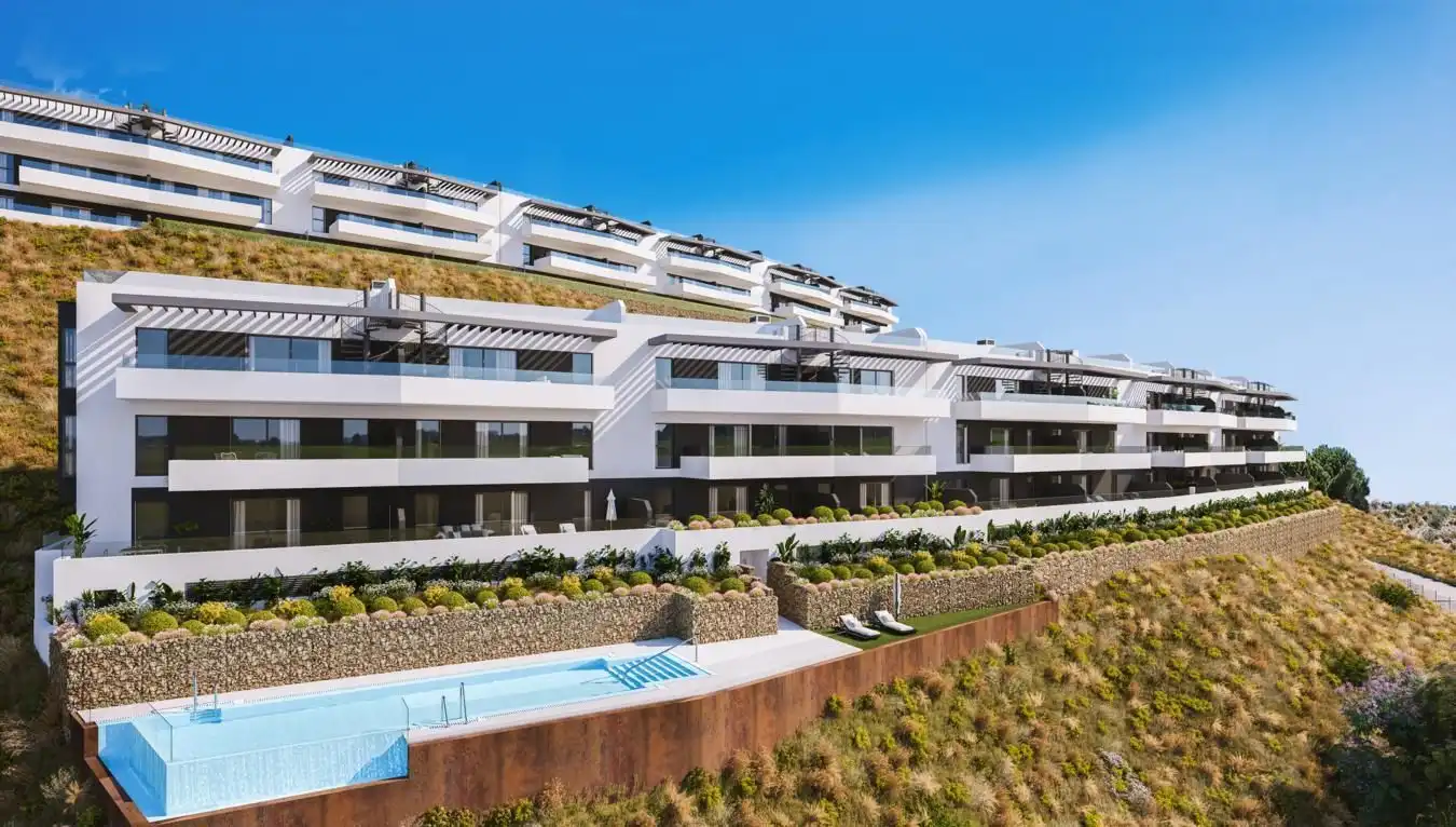 Vista exterior de Apartamento en venta en Rincón de la Victoria con Aire acondicionado, Calefacción y Jardín privado