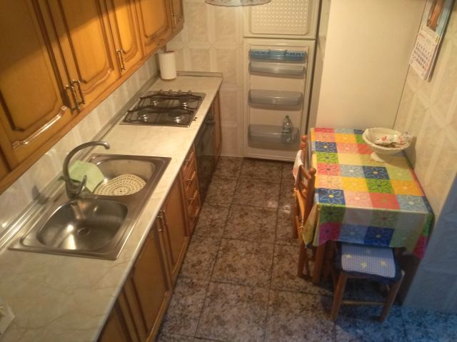 Kitchen of Single-family semi-detached for sale in Sayalonga  with Terrace, Furnished and Washing machine