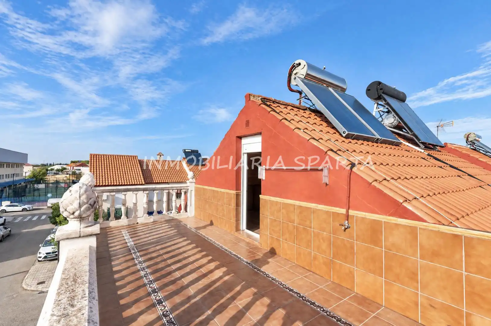 Terrassa de Casa adosada en venda en Santiponce, Sevilla