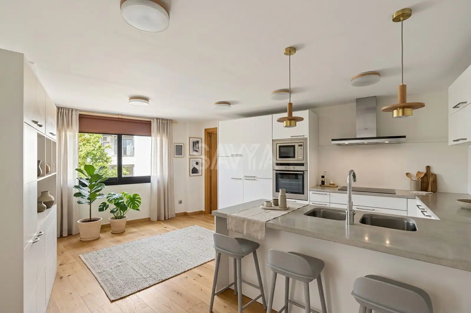 Cocina de Casa o chalet en venta en Barcelona con Aire acondicionado, Terraza y Trastero