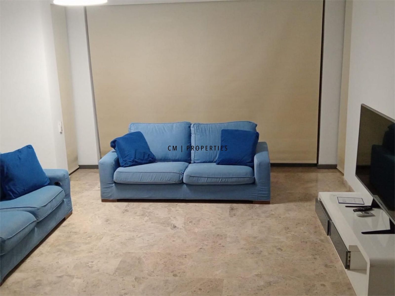 Sala de estar de Piso de alquiler en  Valencia Capital con Aire acondicionado, Calefacción y Amueblado