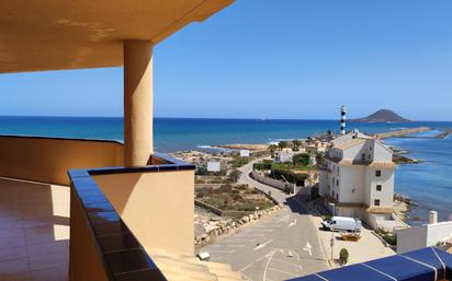 Exterior view of Flat for sale in La Manga del Mar Menor  with Heating, Private garden and Terrace