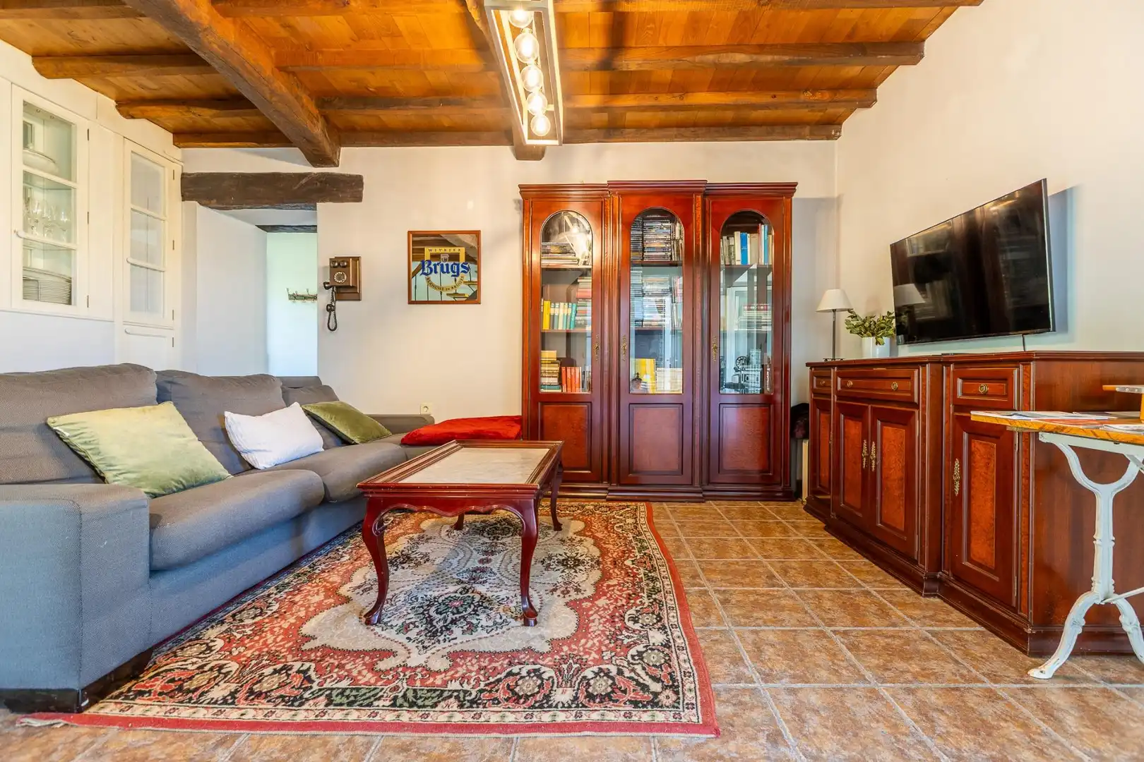 Sala de estar de Casa o chalet en venta en Cesuras con Jardín privado, Terraza y Trastero