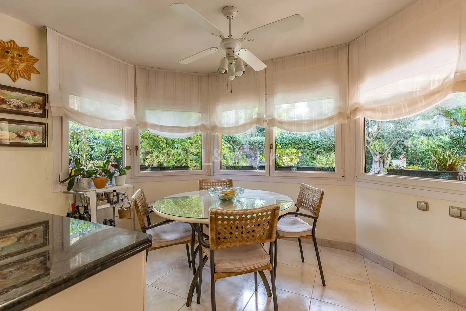 Comedor de Casa o chalet de alquiler en Sant Cugat del Vallès con Calefacción, Jardín privado y Piscina