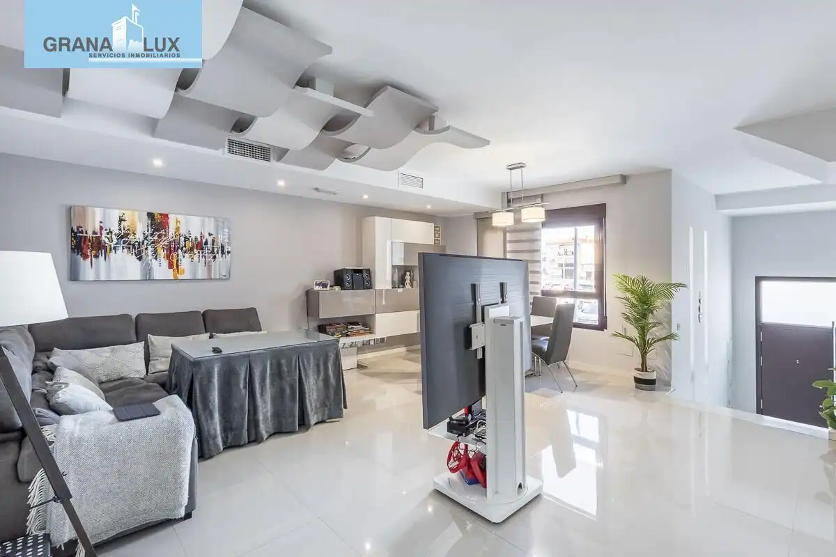 Living room of Houses for sale in Granada  with Air Conditioner, Heating and Terrace