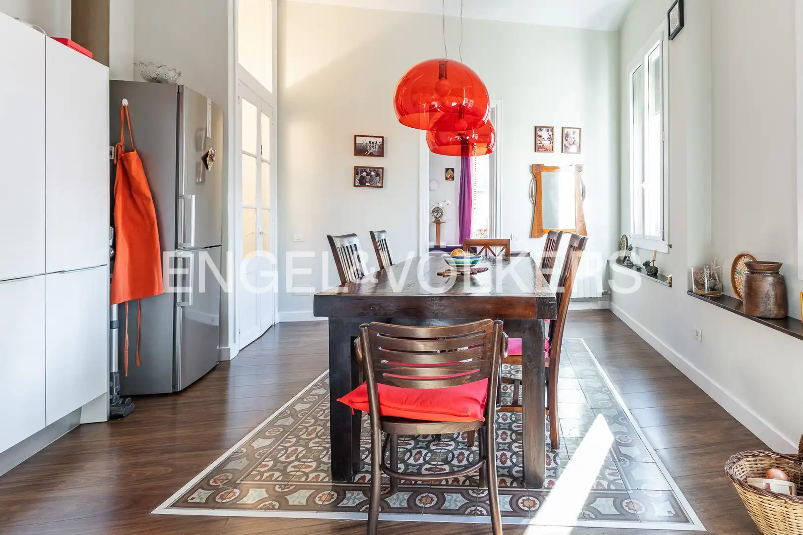 Dining room of Flat for sale in Barcelona  with Air Conditioner, Heating and Balcony