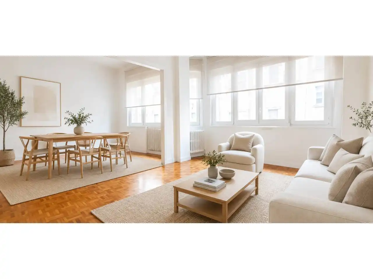 Sala de estar de Piso en venta en Girona con Aire acondicionado, Calefacción y Parquet