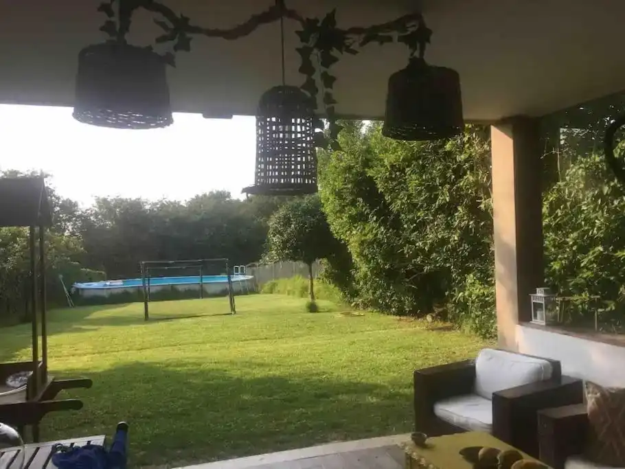 Terrassa de Casa o xalet de lloguer en Vigo  amb Piscina i Balcó