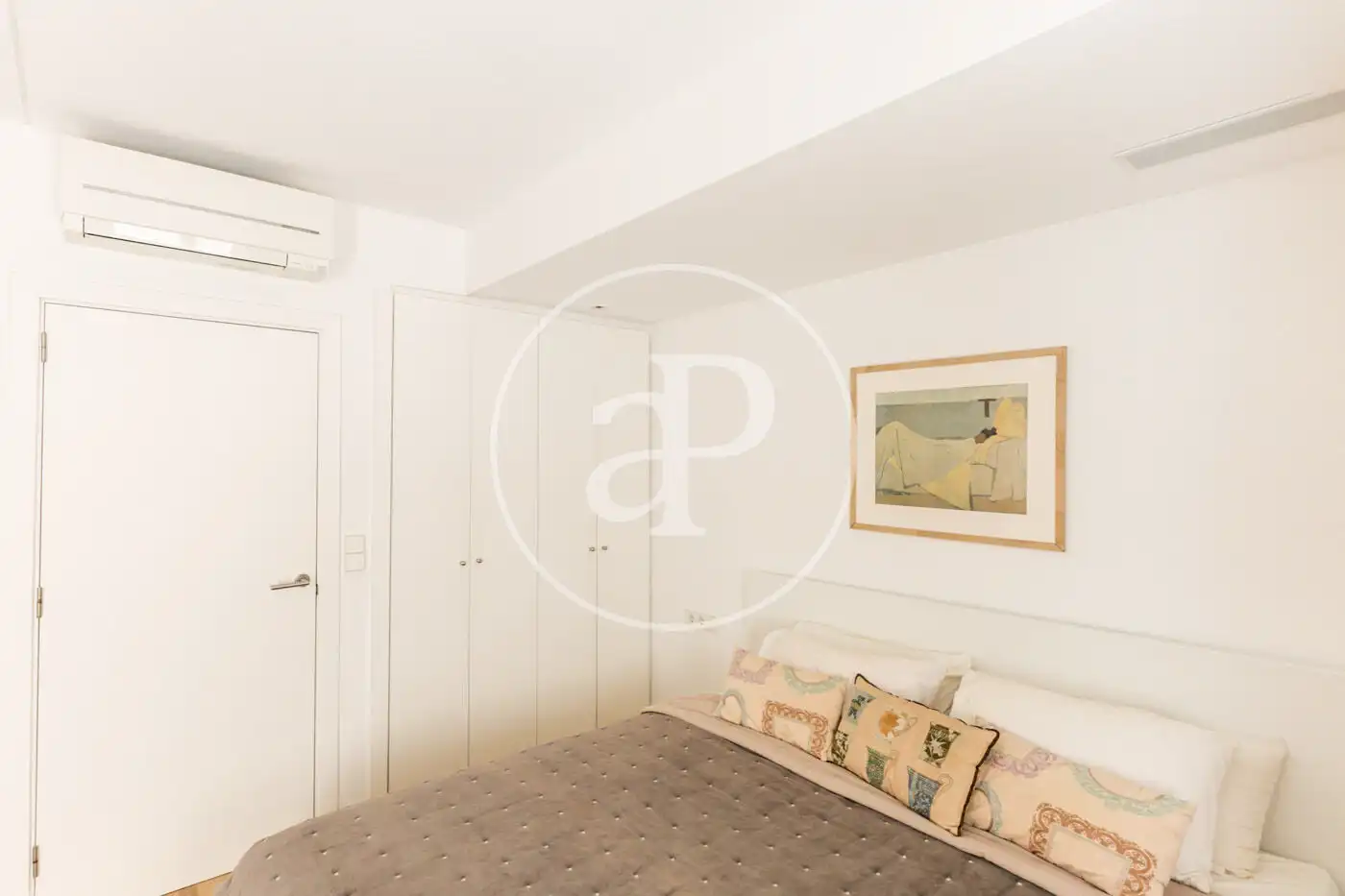 Schlafzimmer von Wohnung zur Miete in  Palma de Mallorca mit Klimaanlage, Terrasse und Möbliert