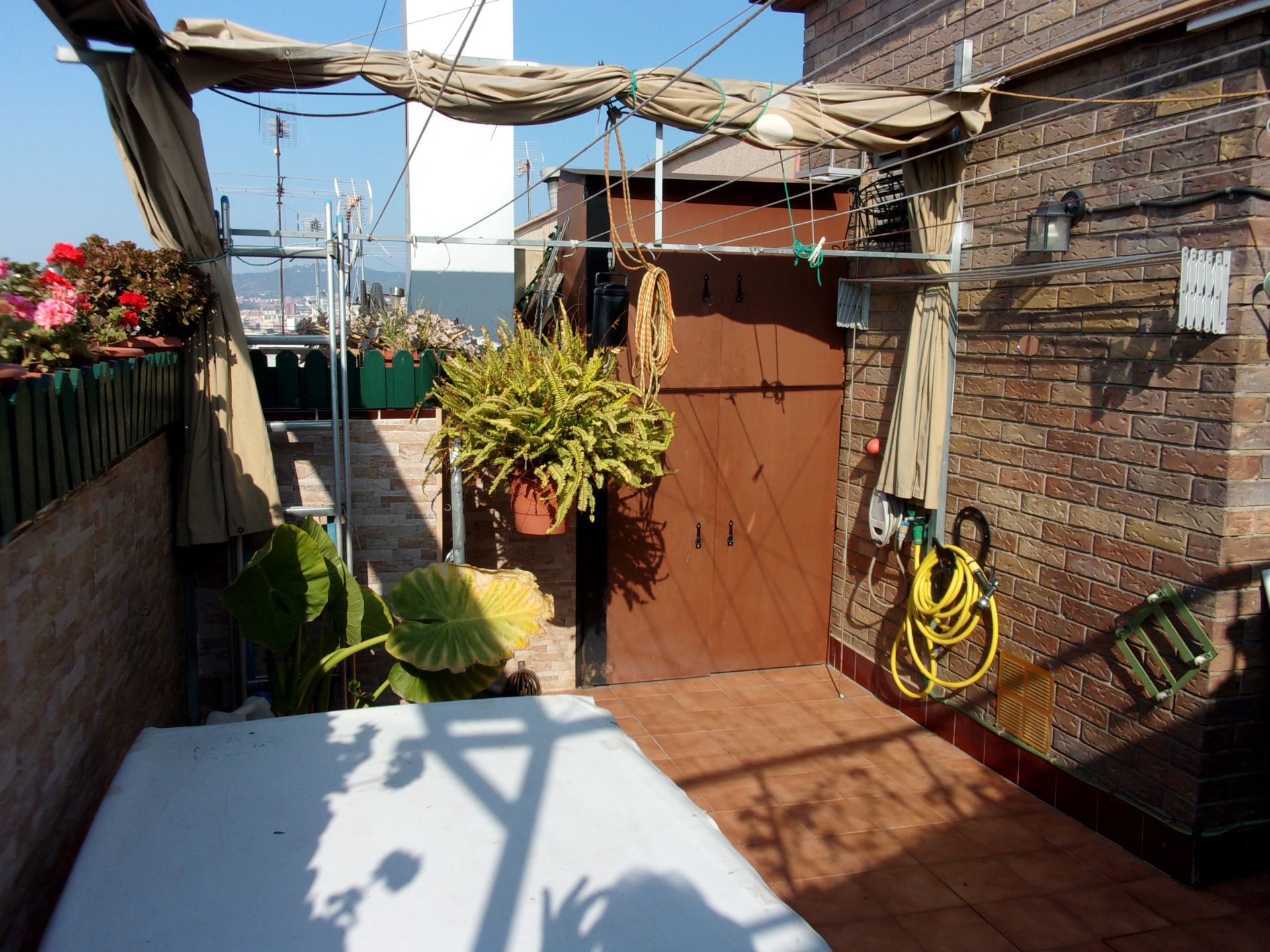 Terrace of Duplex for sale in Santa Coloma de Gramenet  with Air Conditioner, Heating and Terrace