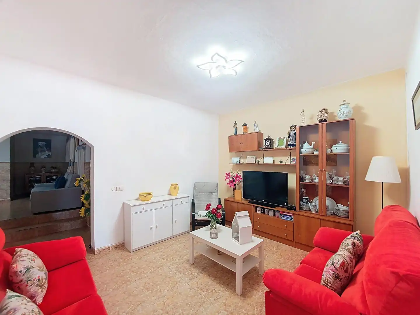 Sala d'estar de Casa adosada en venda en Telde amb Aire condicionat