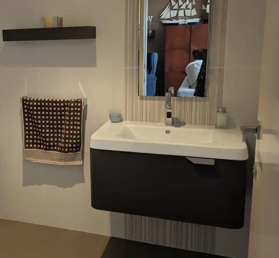 Bany de Casa o xalet en venda en Alzira amb Aire condicionat, Jardí privat i Parquet