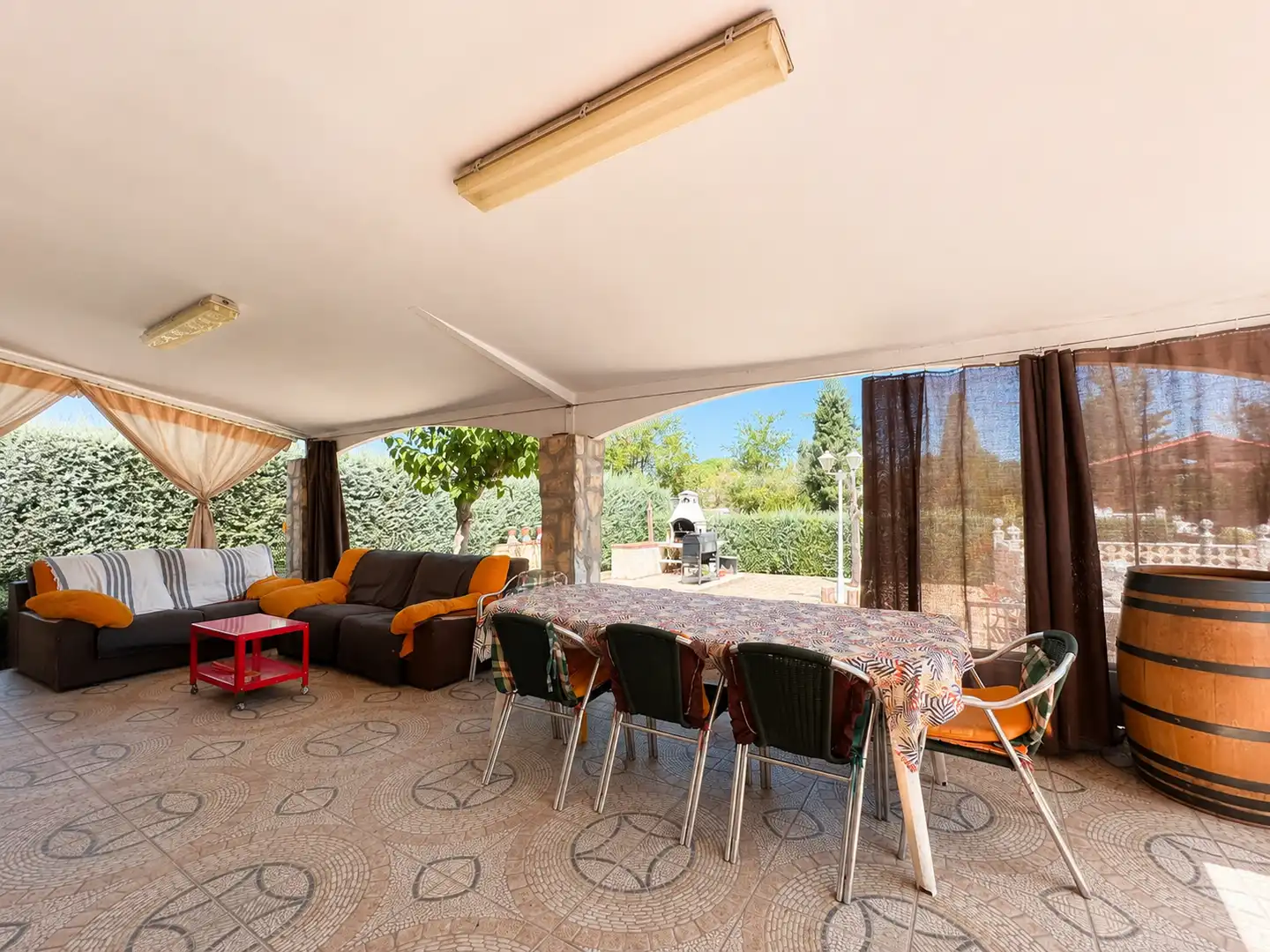 Terraza de Casa o chalet en venta en Nuevo Baztán con Aire acondicionado, Calefacción y Jardín privado