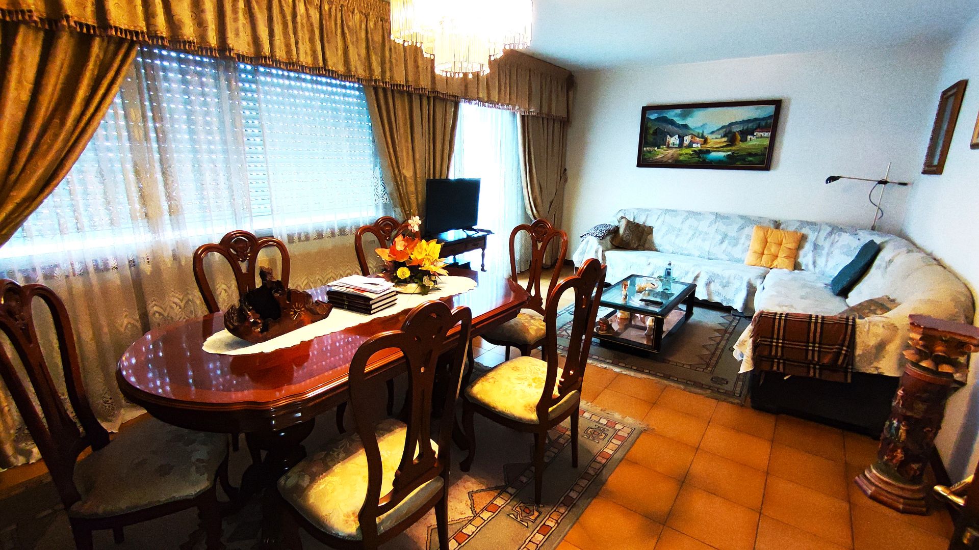 Dining room of Flat for sale in Gondomar  with Heating, Parquet flooring and Furnished
