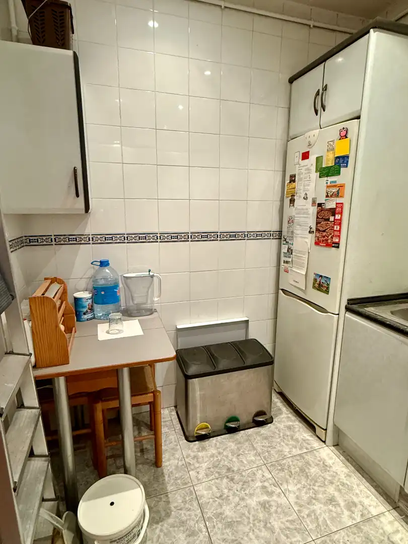 Kitchen of Flat for sale in Barcelona  with Heating, Parquet flooring and Furnished