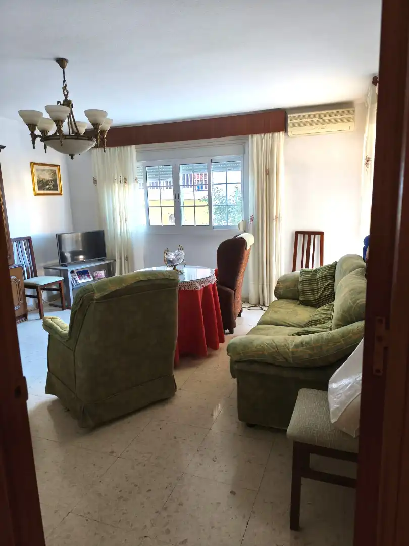 Living room of Flat for sale in Málaga  with Air Conditioner, Terrace and Storage room