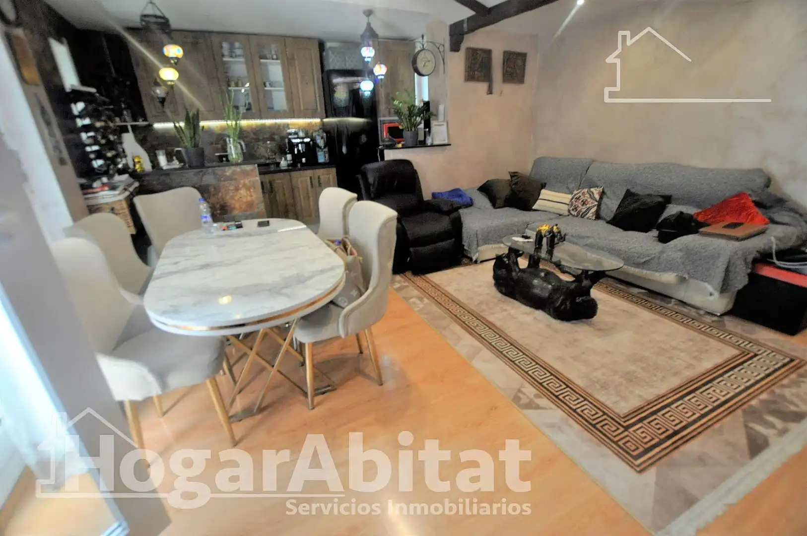 Sala de estar de Piso en venta en Xirivella con Aire acondicionado, Calefacción y Trastero