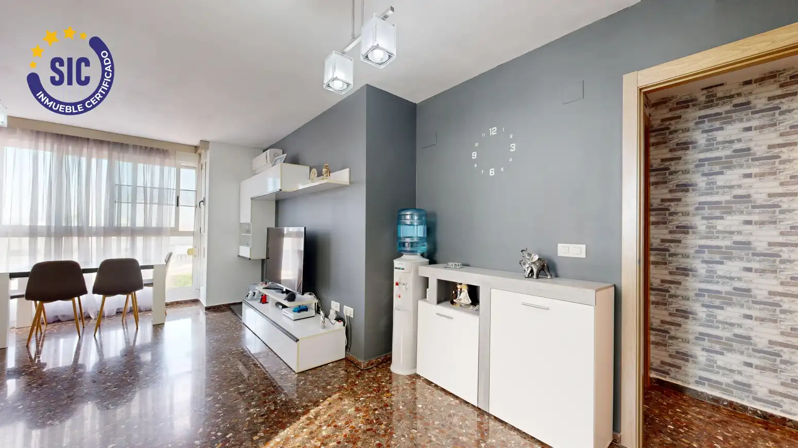 Sala d'estar de Pis en venda en Camí Reial 