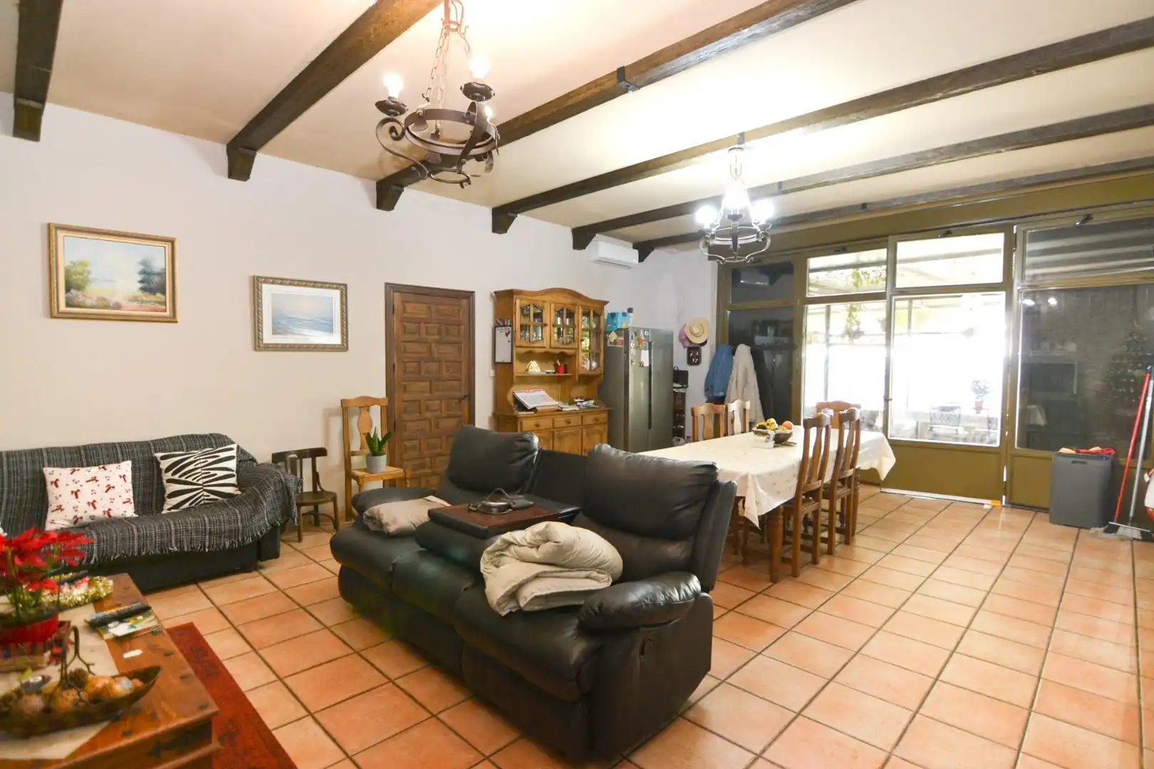 Sala d'estar de Casa o xalet en venda en Navalcarnero amb Terrassa, Traster i Piscina