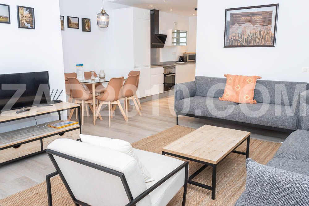 Living room of Flat for sale in Vera  with Air Conditioner, Terrace and Swimming Pool