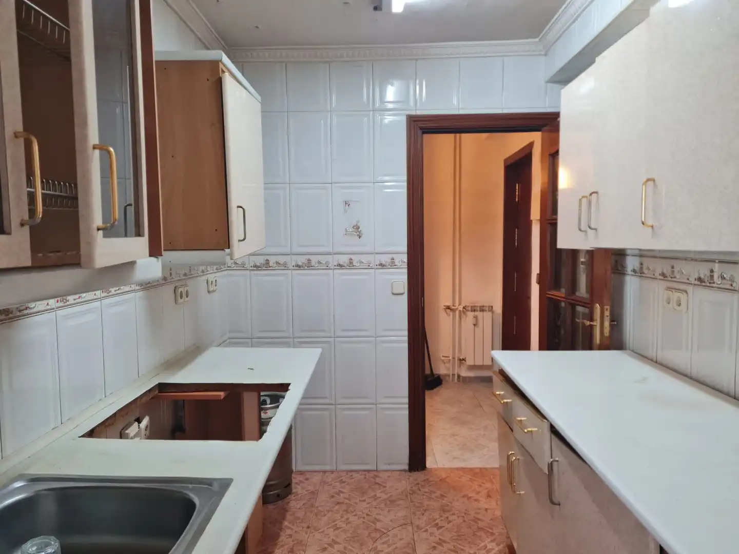 Kitchen of Flat for sale in Móstoles  with Air Conditioner, Heating and Terrace