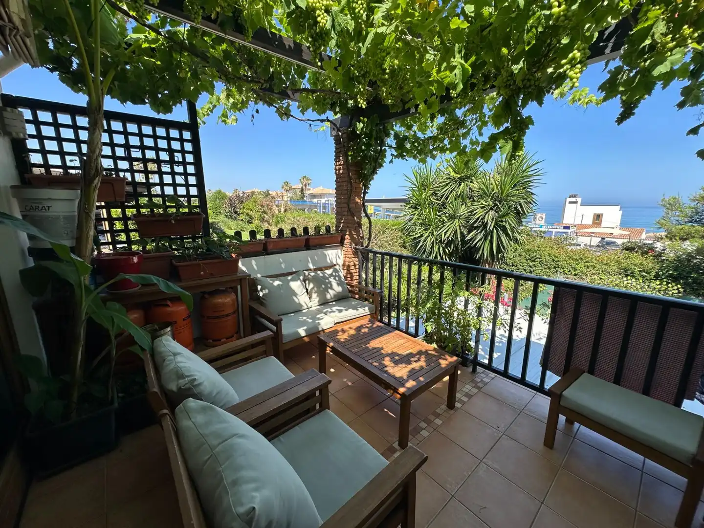 Terraza de Piso en venta en Estepona con Aire acondicionado, Jardín privado y Terraza