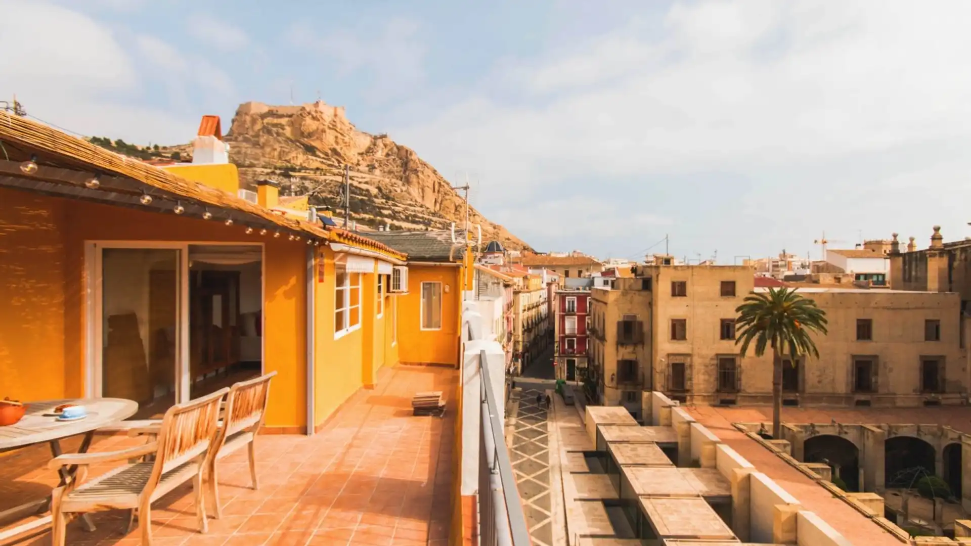 Terrassa de Àtic de lloguer en Alicante / Alacant amb Aire condicionat, Terrassa i Moblat