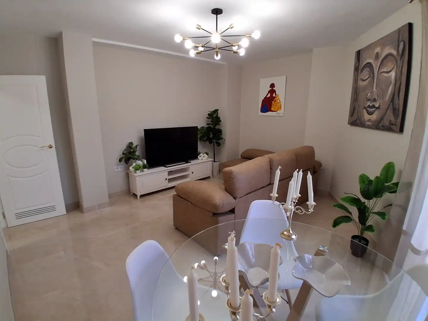 Living room of Flat for share in Córdoba  with Air Conditioner, Heating and Terrace