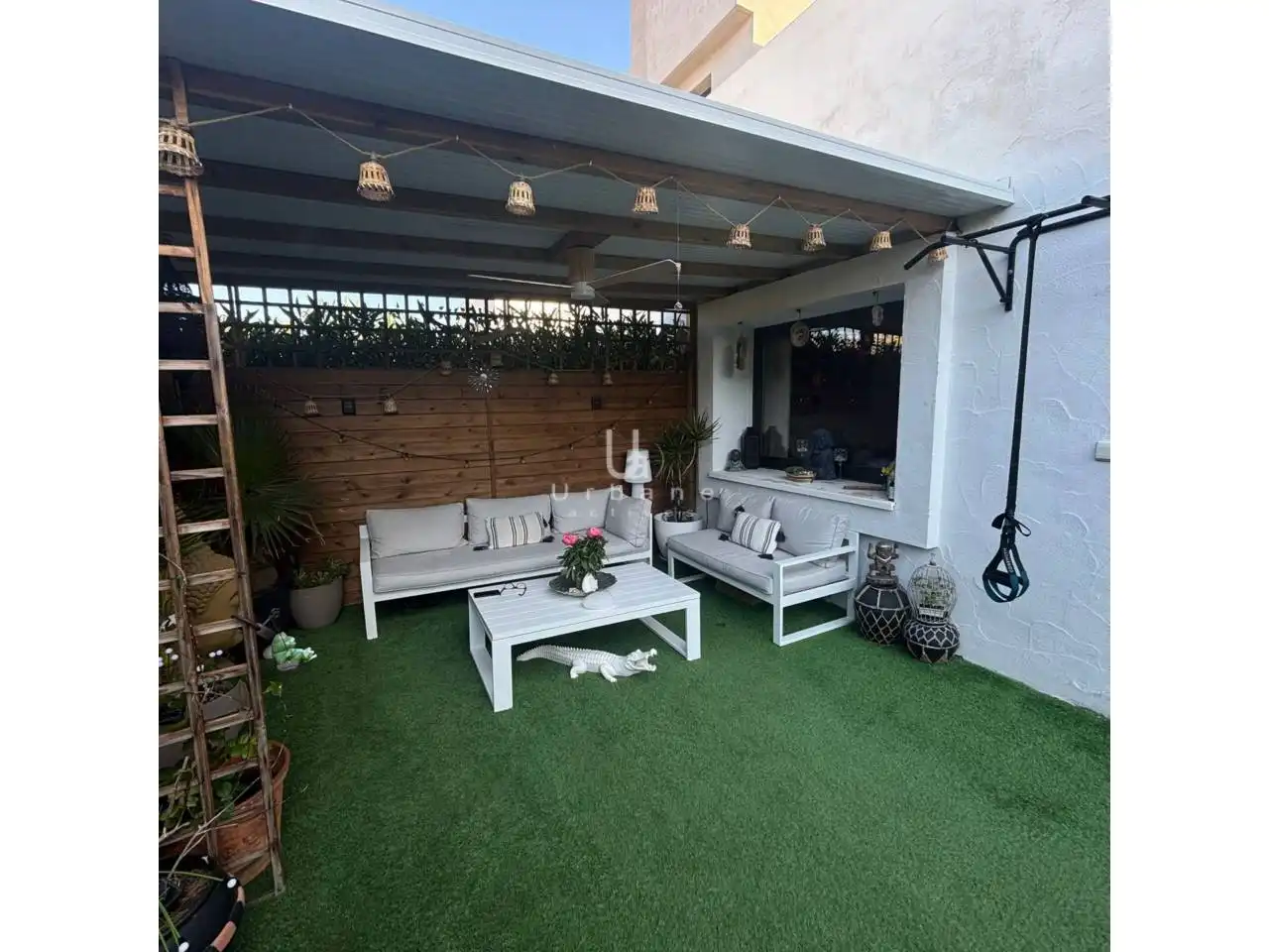 Terrasse von Wohnung zum Verkauf in Murcia mit Klimaanlage, Heizung und Privatgarten