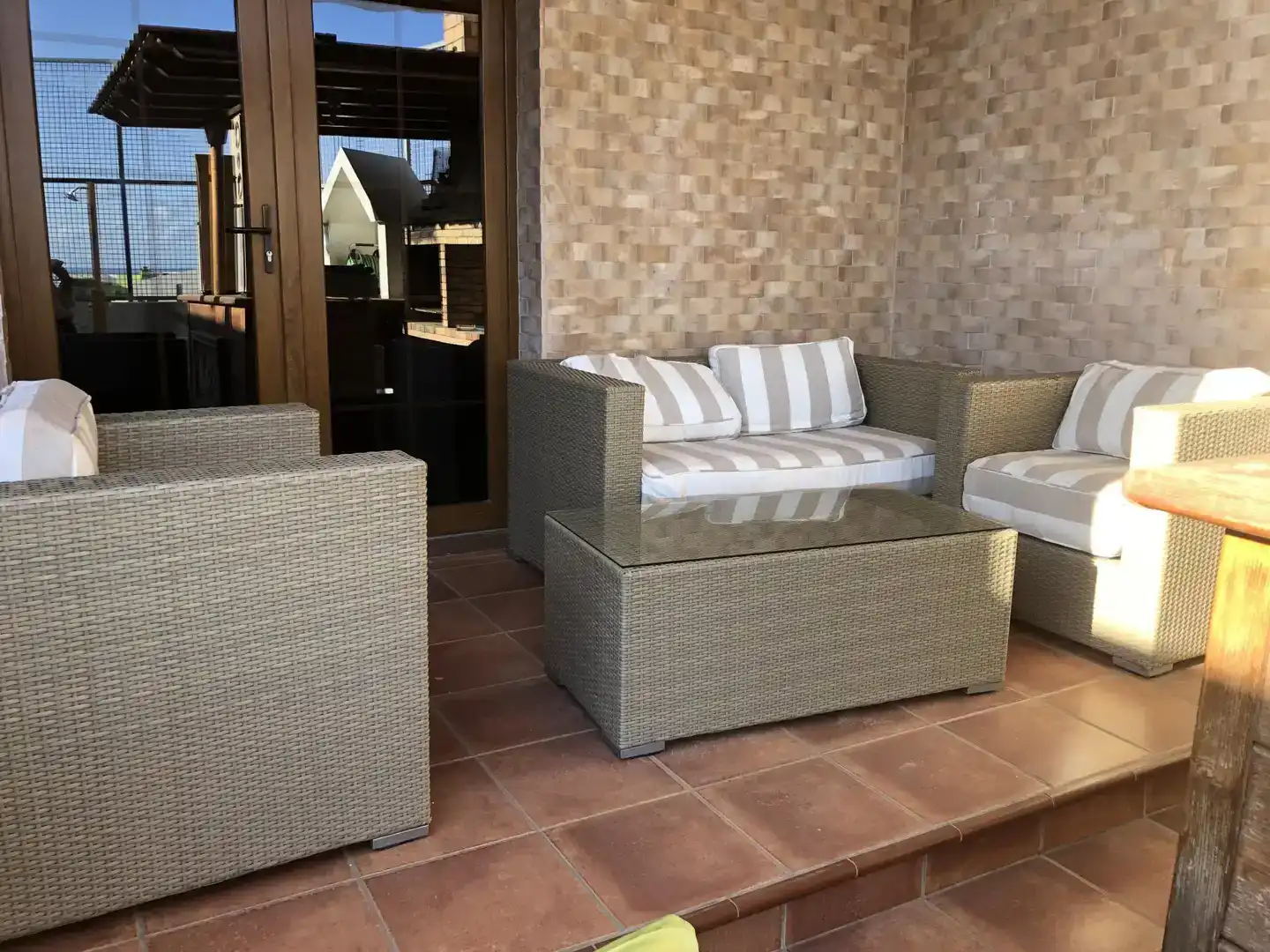 Terrassa de Casa o xalet en venda en Ingenio amb Aire condicionat, Jardí privat i Balcó