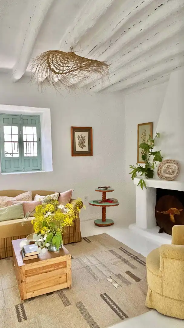 Living room of Houses for sale in Riogordo  with Terrace and Swimming Pool