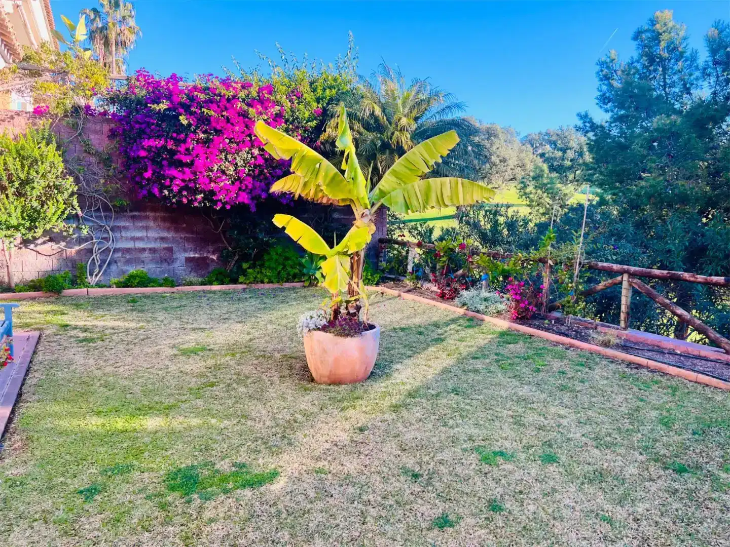 Garten von Wohnung zur Miete in Marbella mit Klimaanlage, Privatgarten und Möbliert