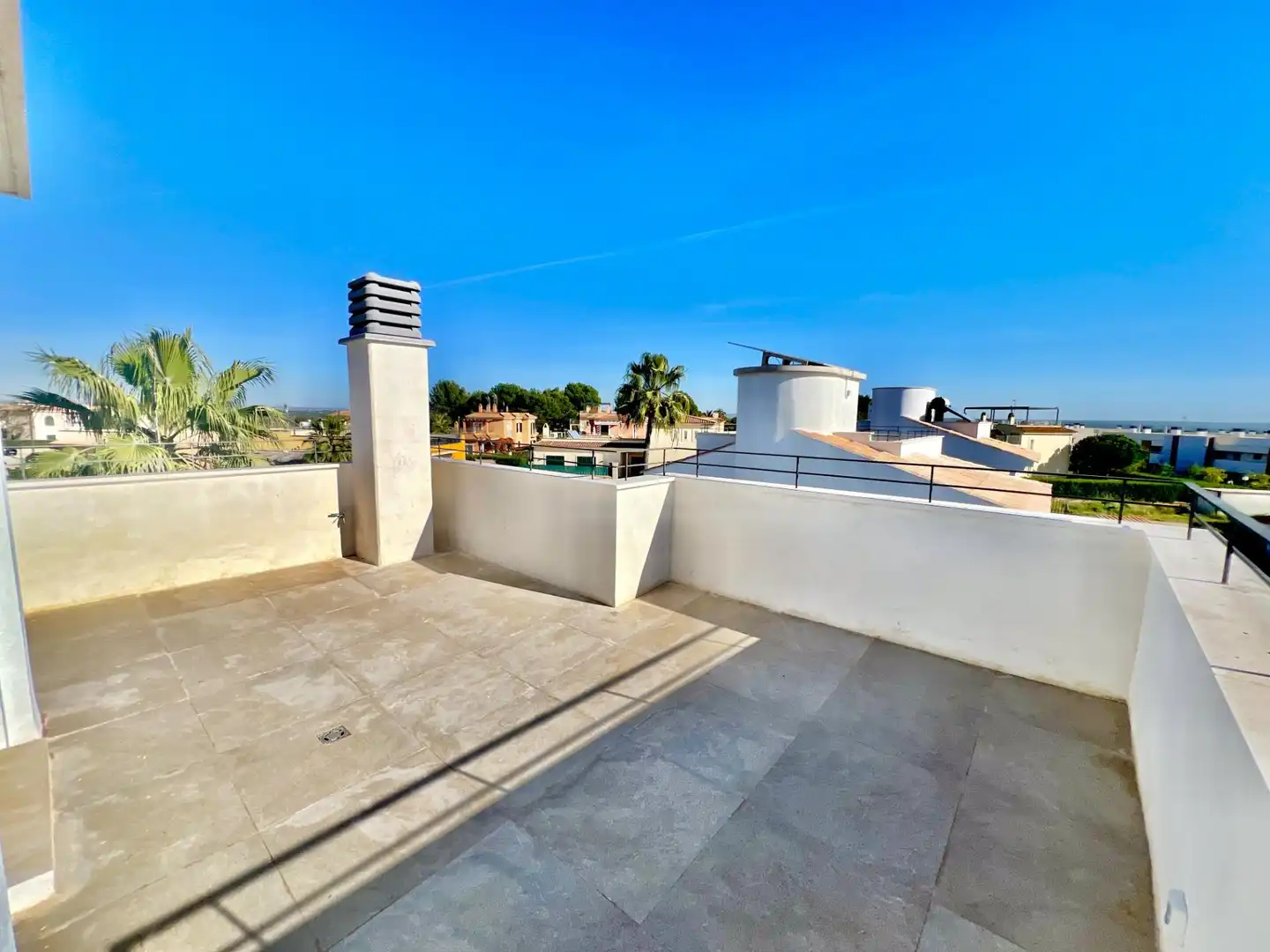 Terrassa de Casa o xalet en venda en Campos amb Aire condicionat, Calefacció i Jardí privat