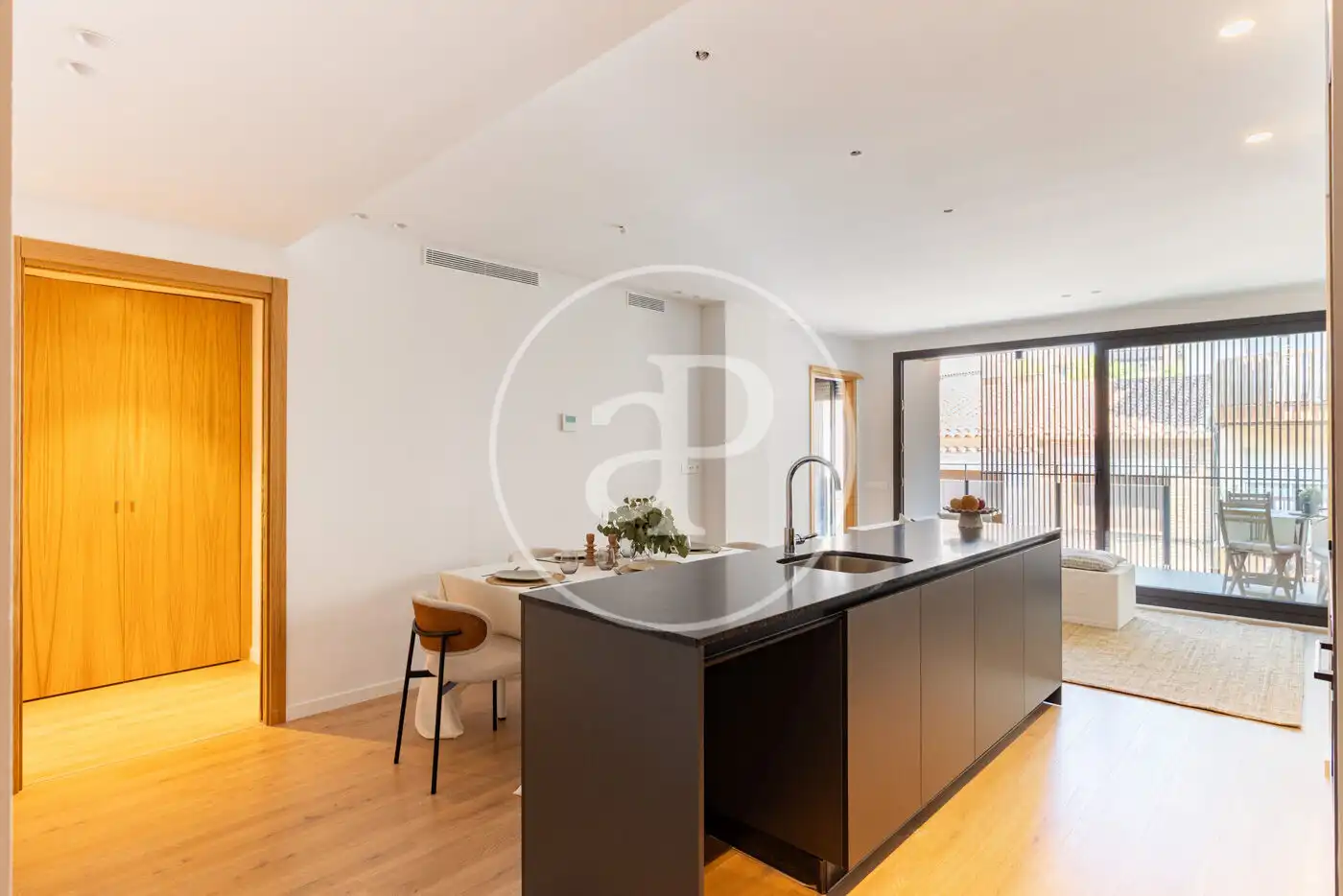 Kitchen of Flat for sale in Sant Cugat del Vallès  with Air Conditioner, Heating and Terrace