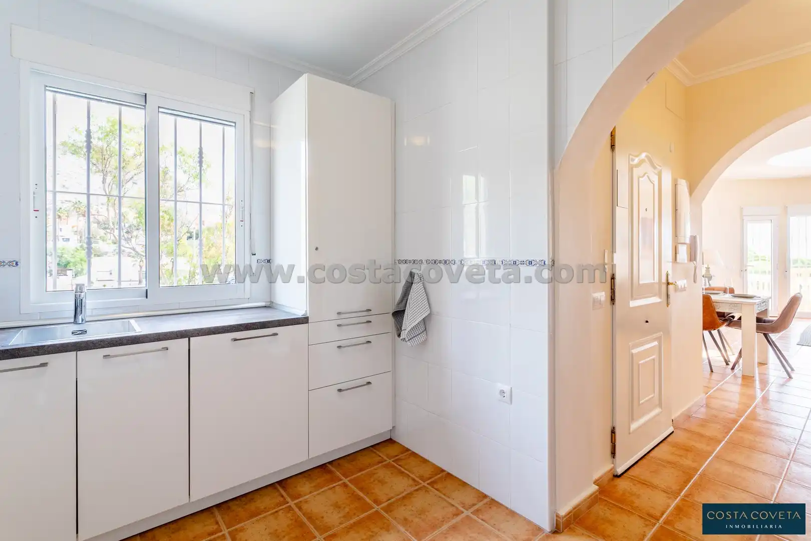 Kitchen of Houses for sale in El Campello  with Air Conditioner, Private garden and Terrace