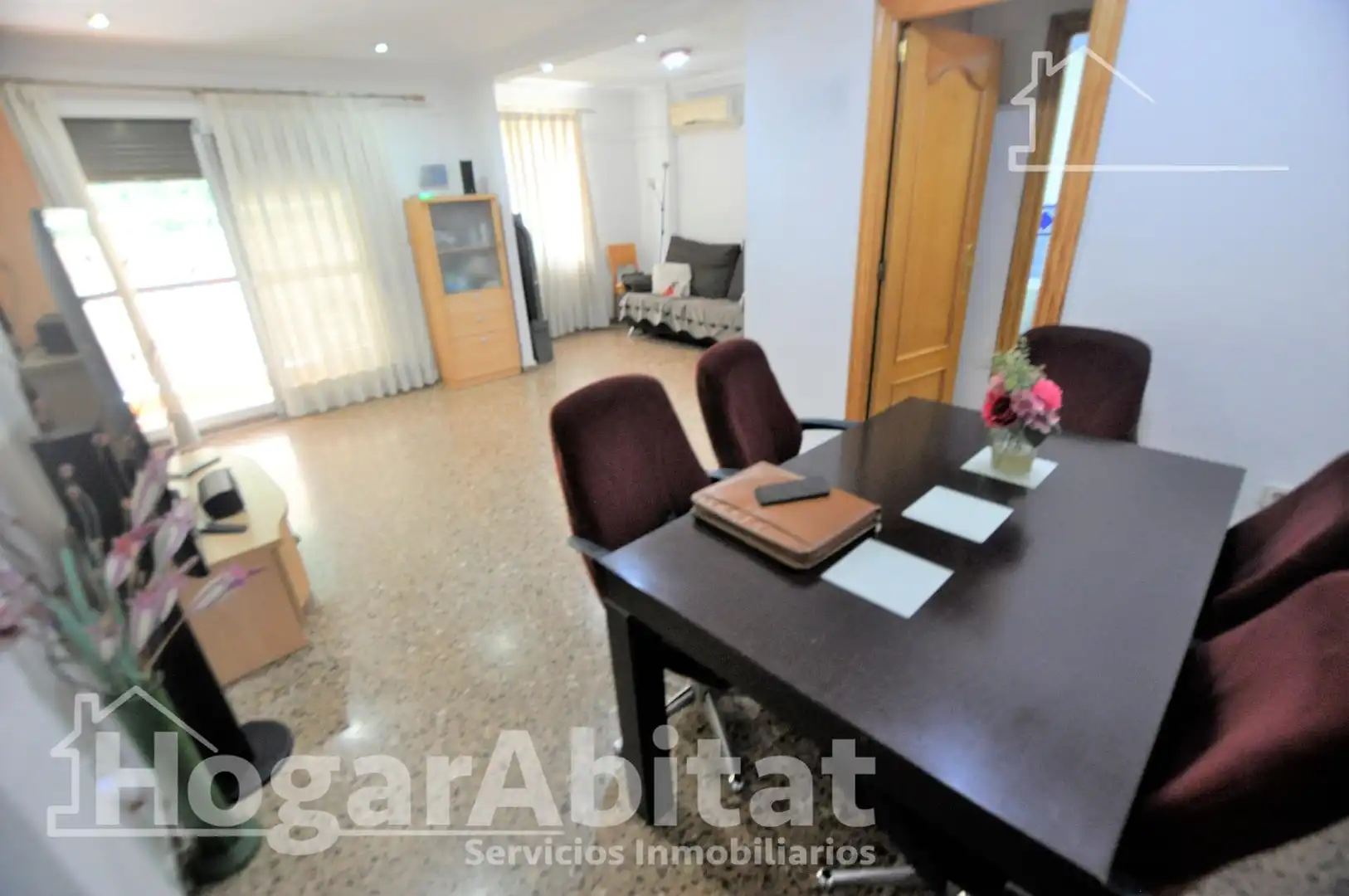 Living room of Flat for sale in Manises  with Air Conditioner, Heating and Balcony