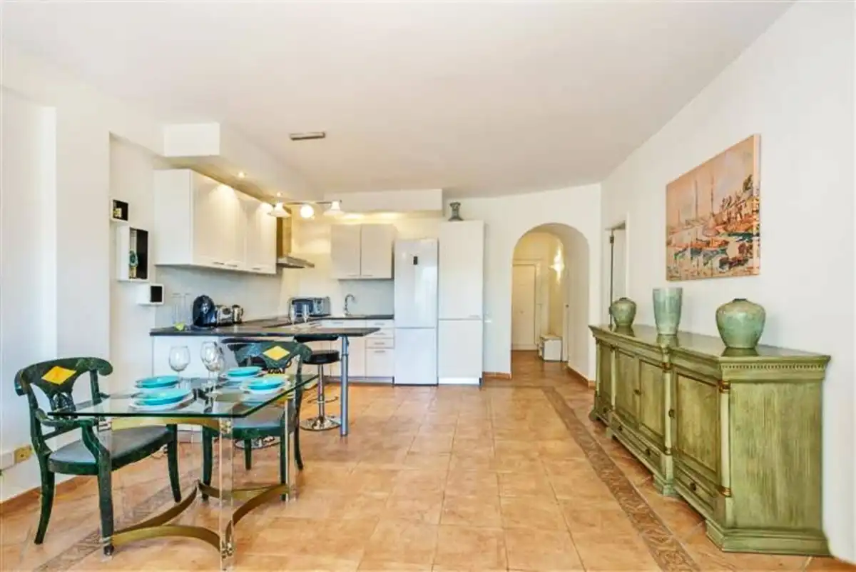 Kitchen of Apartments for rent in Marbella  with Air Conditioner, Furnished and Balcony