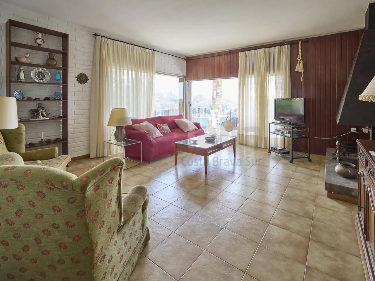 Living room of Houses for sale in Lloret de Mar  with Heating, Private garden and Terrace