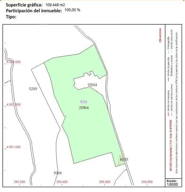 Finca rústica en venta en Horcajo Medianero
