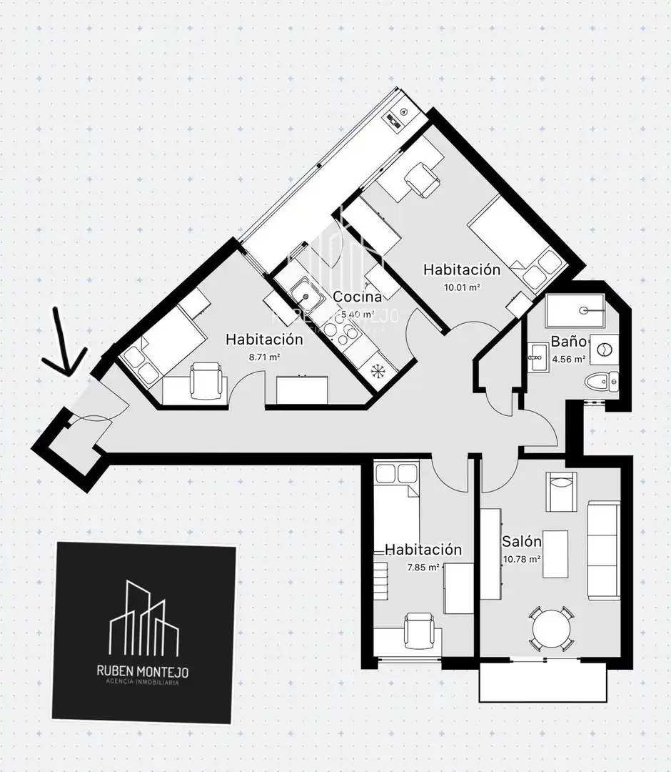 Flat for rent in Salamanca  with Heating, Terrace and Furnished