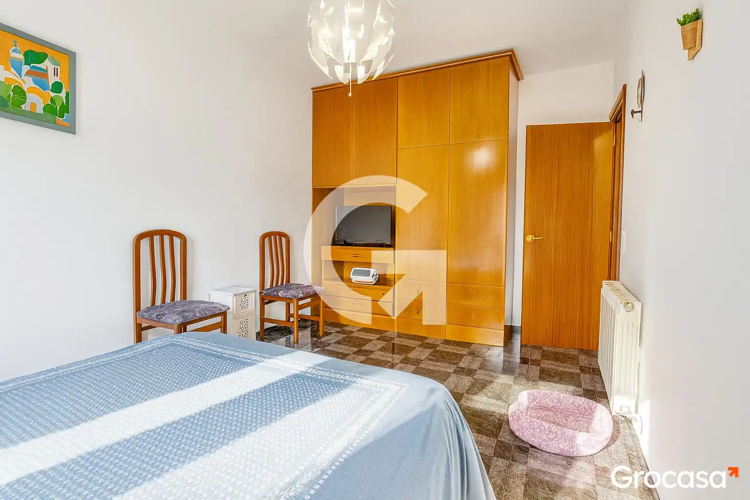 Schlafzimmer von Maisonette zum Verkauf in Vilanova i la Geltrú mit Klimaanlage, Heizung und Terrasse