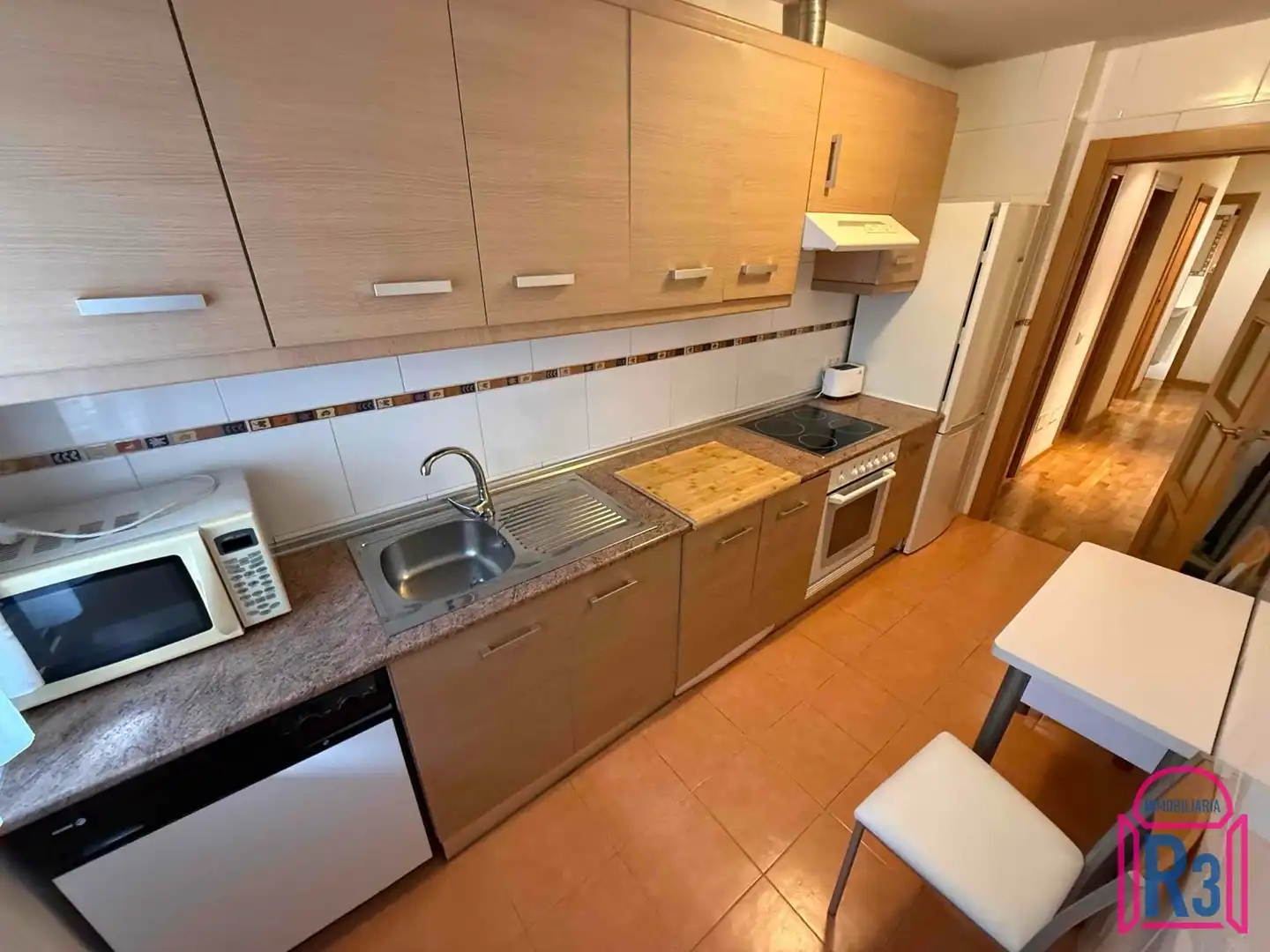 Cocina de Apartamento en venta en León Capital  con Calefacción, Terraza y Trastero