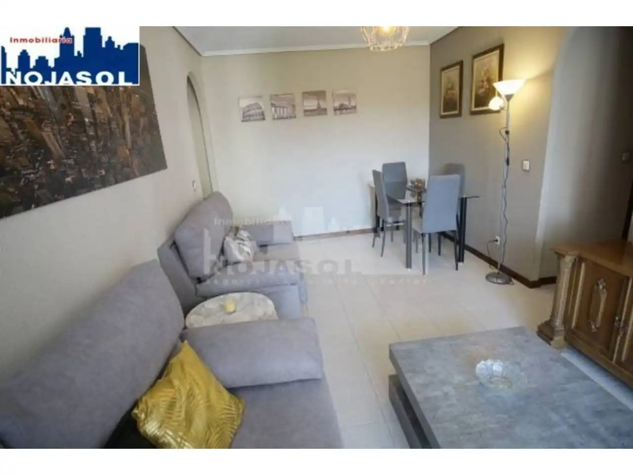 Living room of Flat for rent in Noja  with Terrace and Furnished